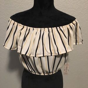 CLEARANCE! 🤩 Iris Off-The-Shoulder Crop Top